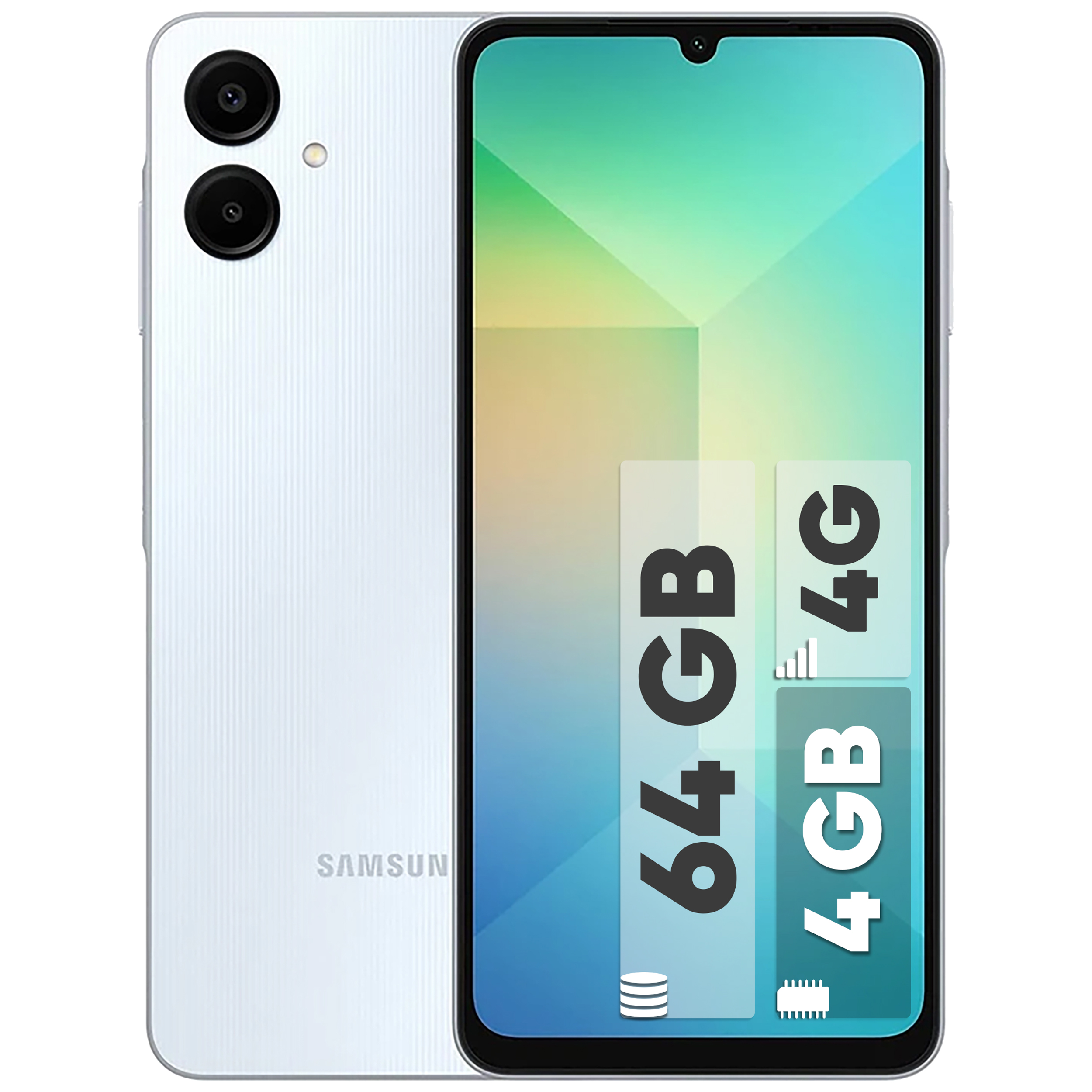 گوشی موبایل سامسونگ Galaxy A06 دو سیم کارت ظرفیت 64 گیگابایت رم 4 گیگابایت